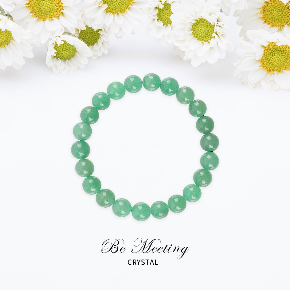 8mm Green Aventurine Bracelet for Healing & Prosperity
