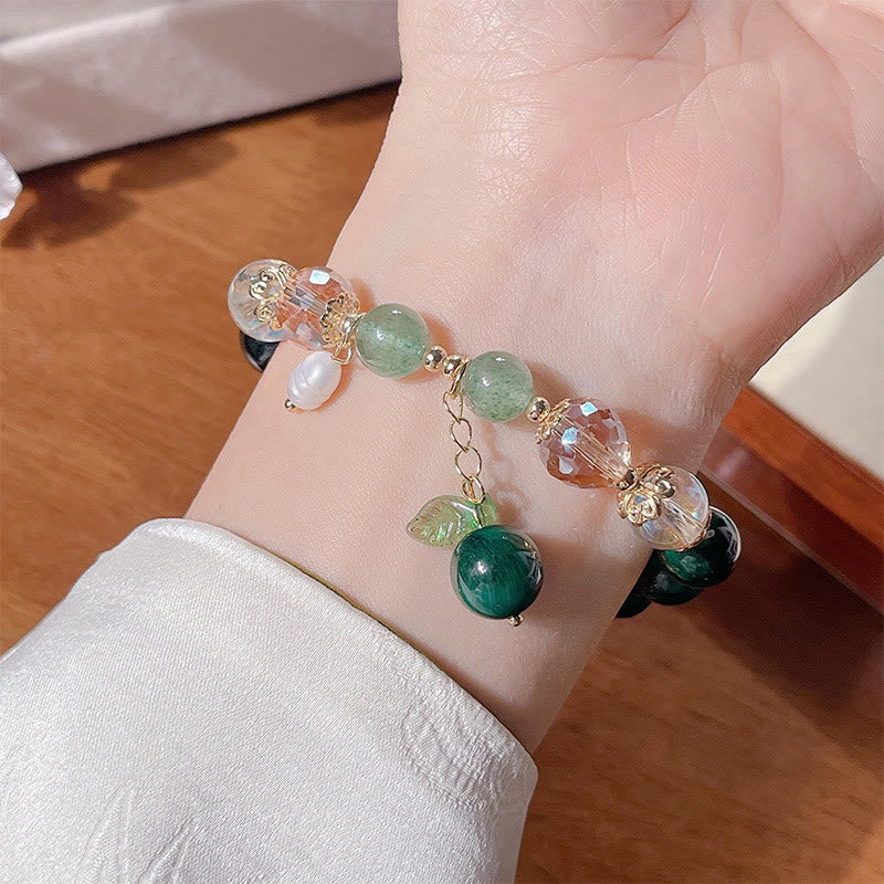 8mm Green Tiger Eye Bracelet for Women | Positive Energy