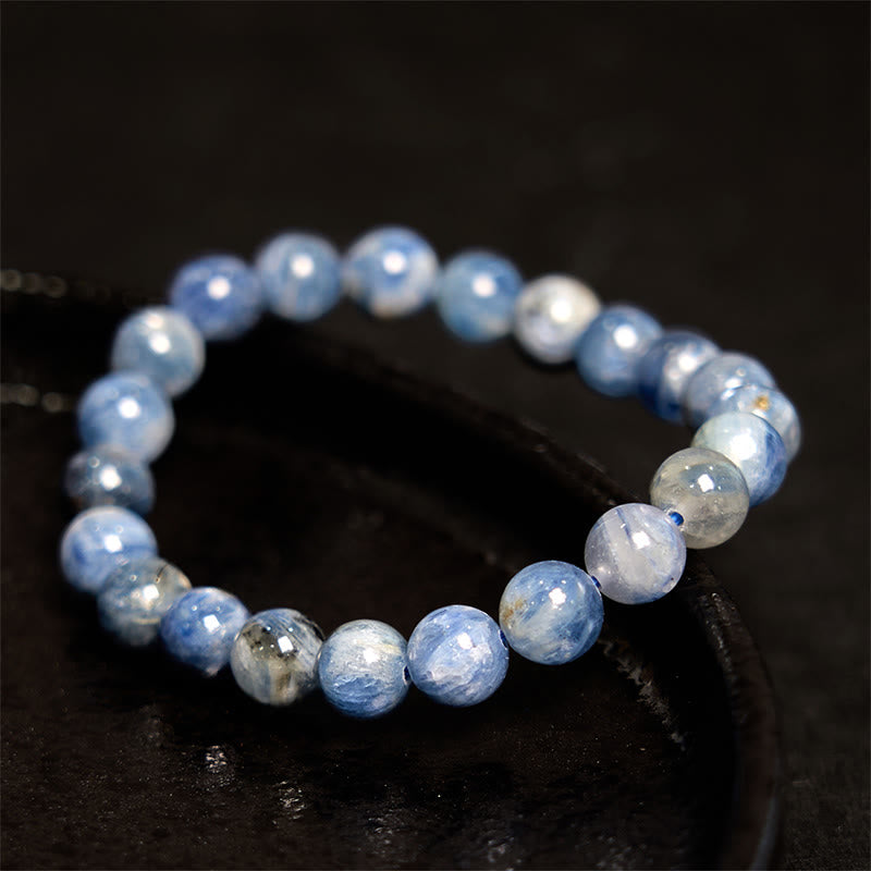 8mm Kyanite Spiritual Healing Bracelet for Calm & Communication