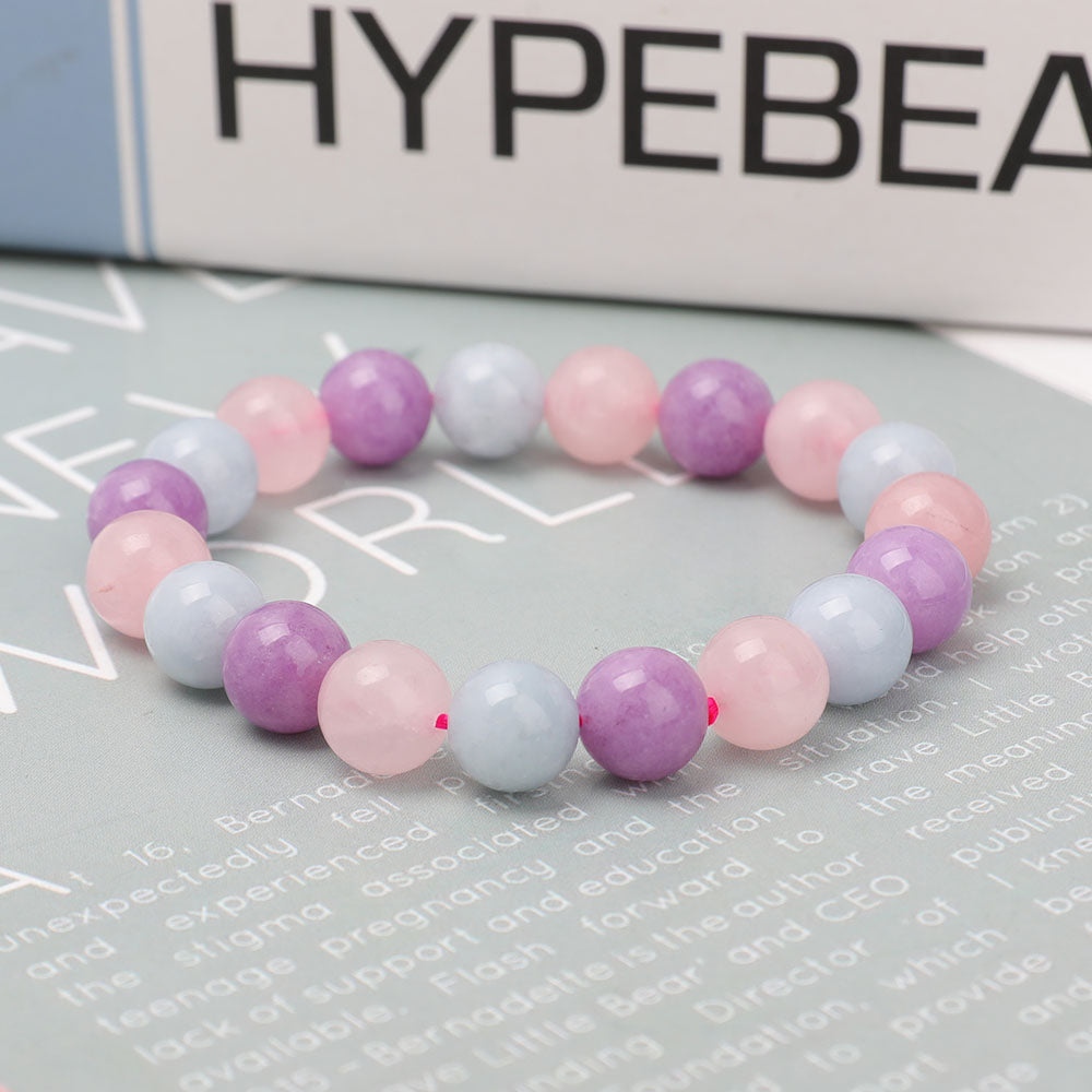8mm Mixed Gemstone Spiritual Bracelet for Meditation