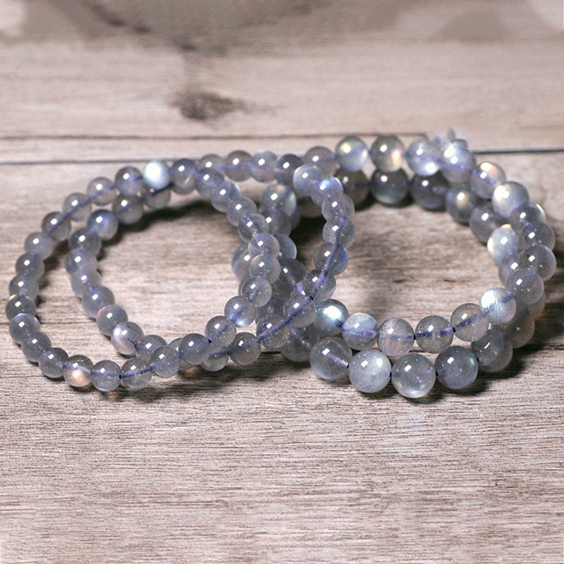 8mm Moonstone Bracelet for Calm and Positive Energy