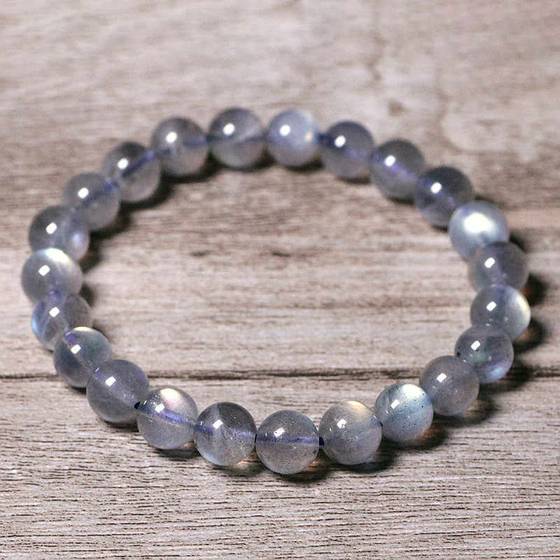8mm Moonstone Bracelet for Calm and Positive Energy
