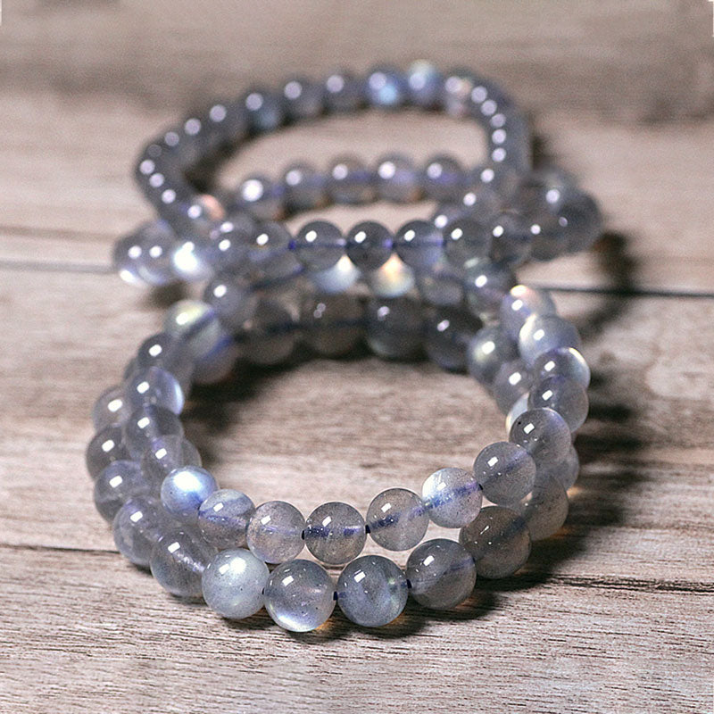 8mm Moonstone Bracelet for Calm and Positive Energy