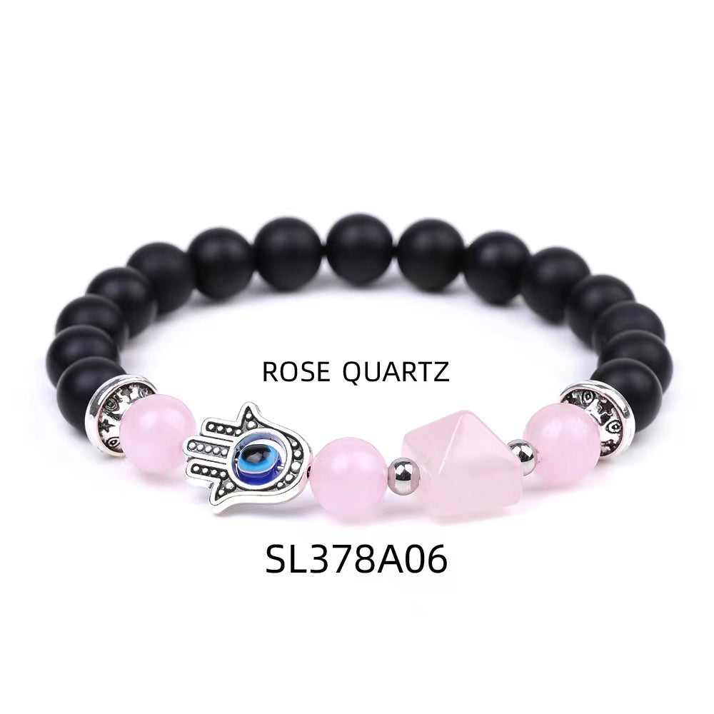 8mm Obsidian Crystal Healing Bracelet for Protection