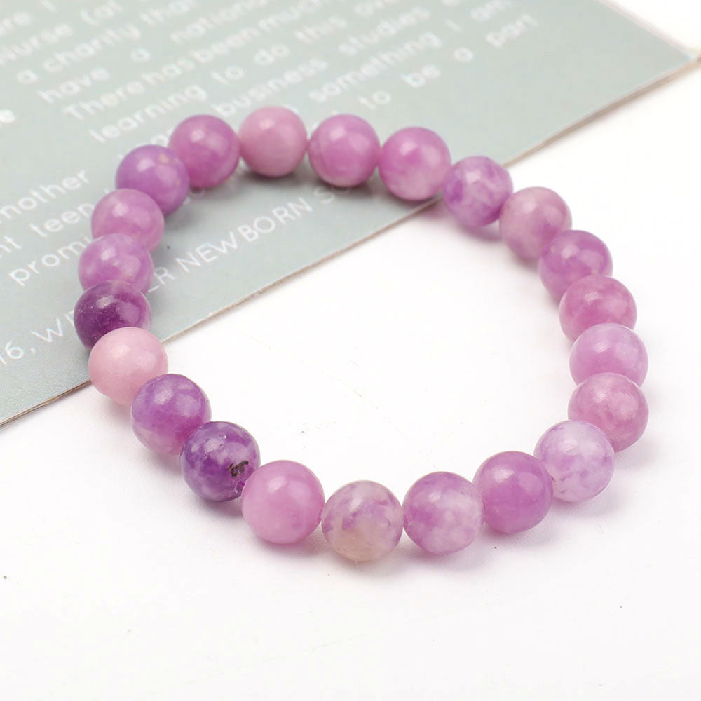 8mm Purple Mica Spiritual Bracelet for Healing