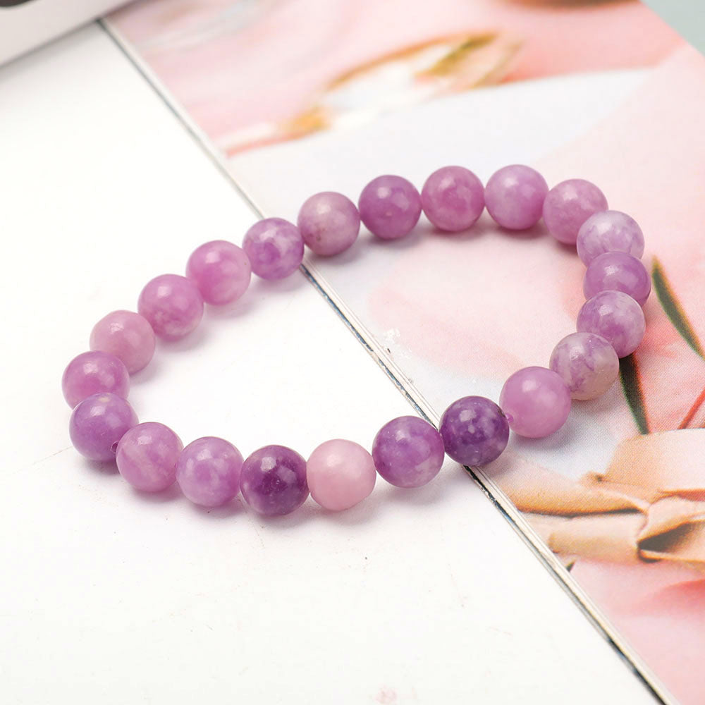 8mm Purple Mica Spiritual Bracelet for Healing