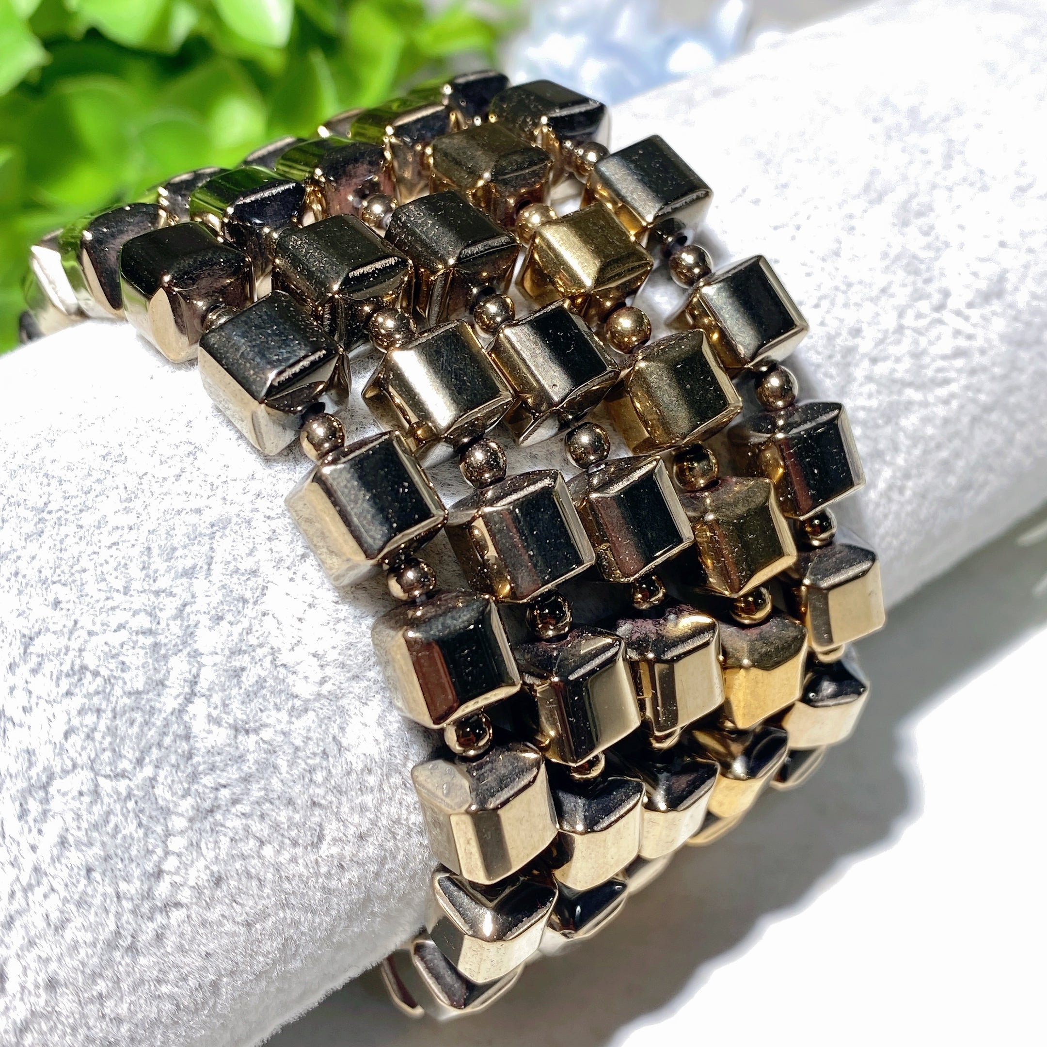 8mm Pyrite Spiritual Healing Bracelet for Protection