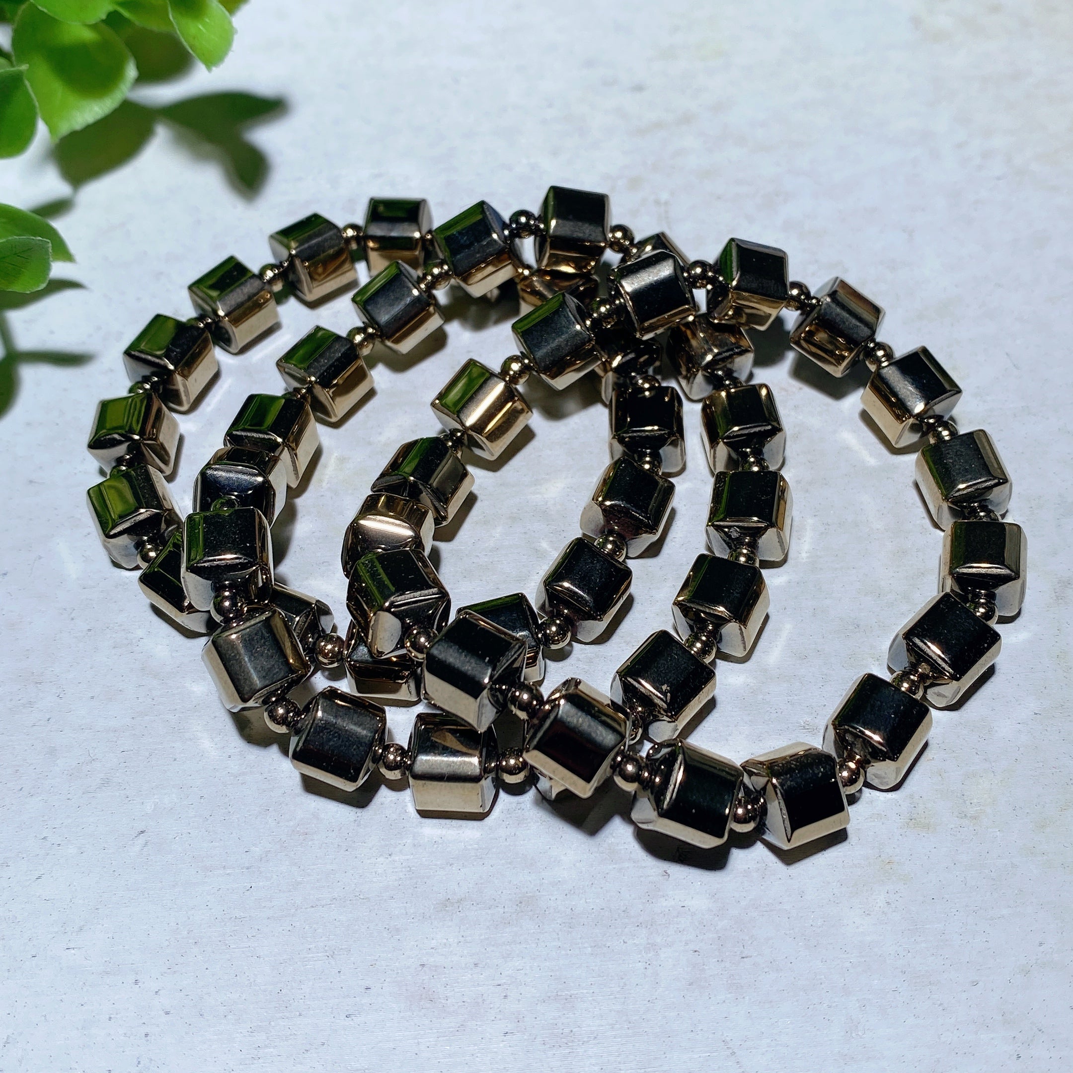8mm Pyrite Spiritual Healing Bracelet for Protection