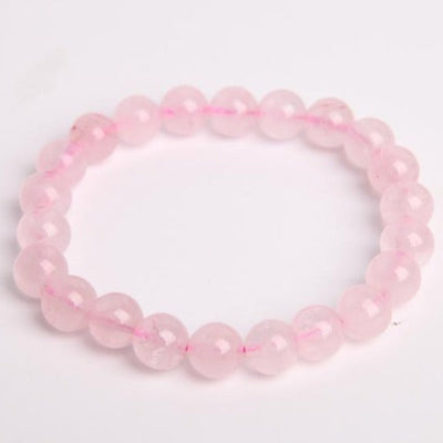 8mm Rose Quartz Bracelet for Emotional Healing
