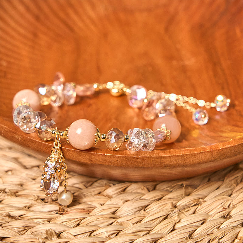 8mm Sun Stone Pixiu Wealth Bracelet for Positive Energy & Luck