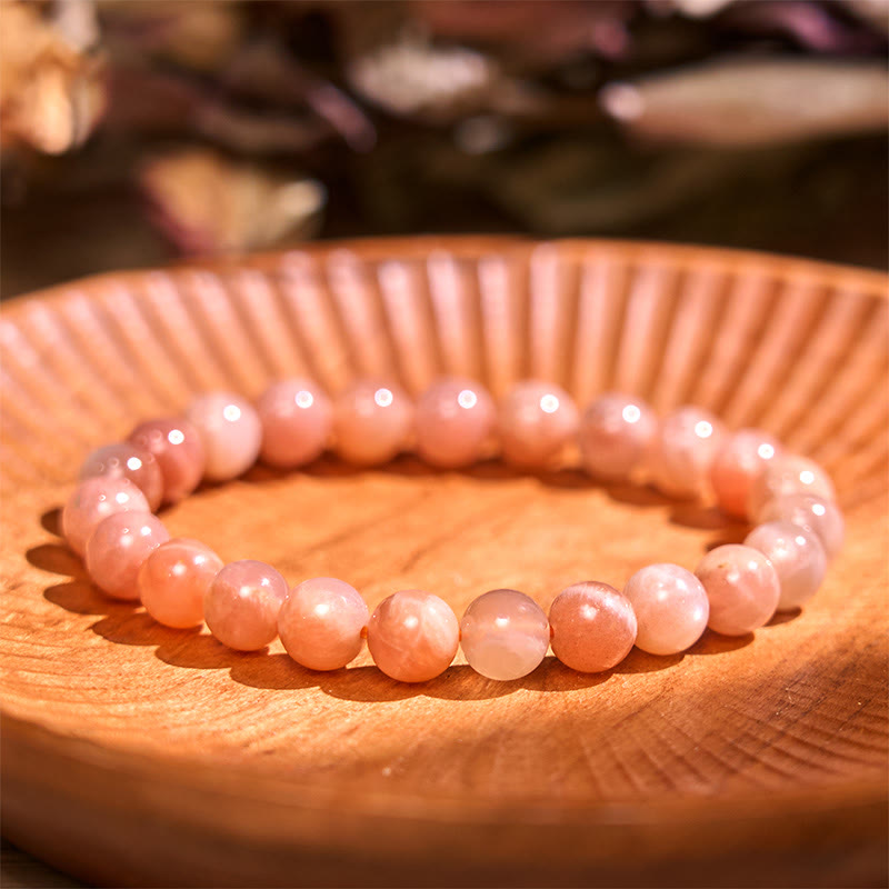 8mm Sun Stone Spiritual Bracelet for Positive Energy & Wealth