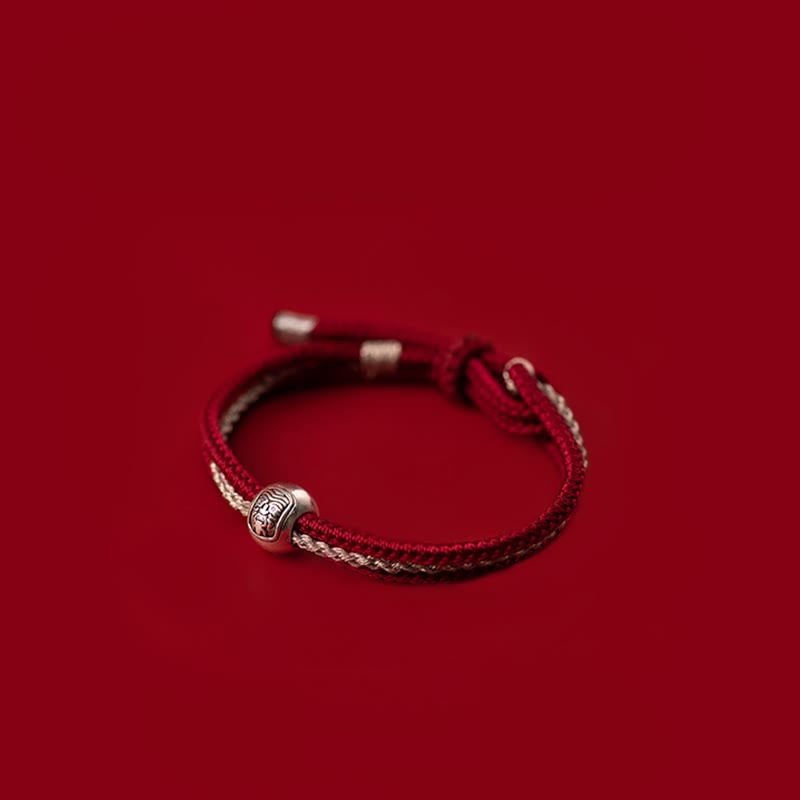 8mm Tibetan Zakiram Buddha Bracelet for Wealth & Protection