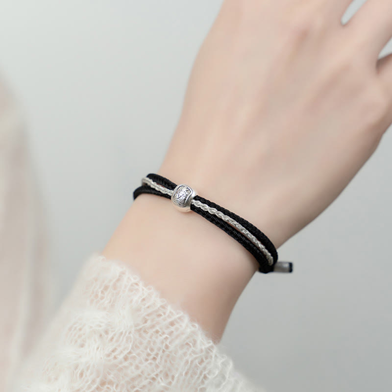 8mm Tibetan Zakiram Buddha Bracelet for Wealth & Protection