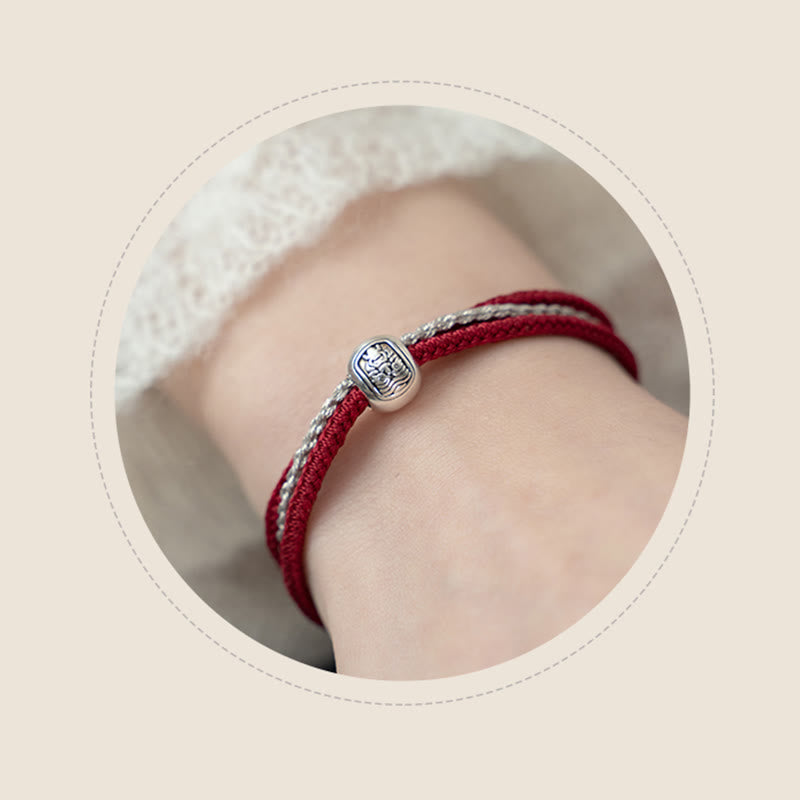 8mm Tibetan Zakiram Buddha Bracelet for Wealth & Protection