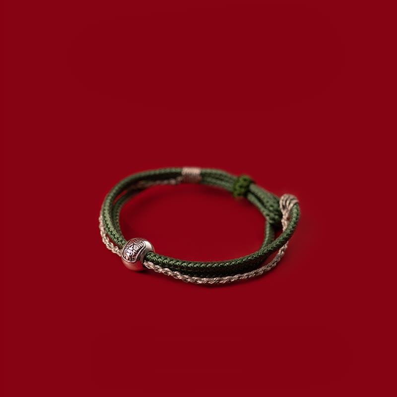 8mm Tibetan Zakiram Buddha Bracelet for Wealth & Protection