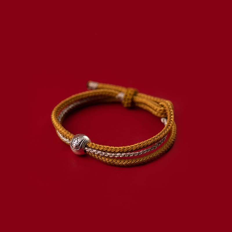 8mm Tibetan Zakiram Buddha Bracelet for Wealth & Protection