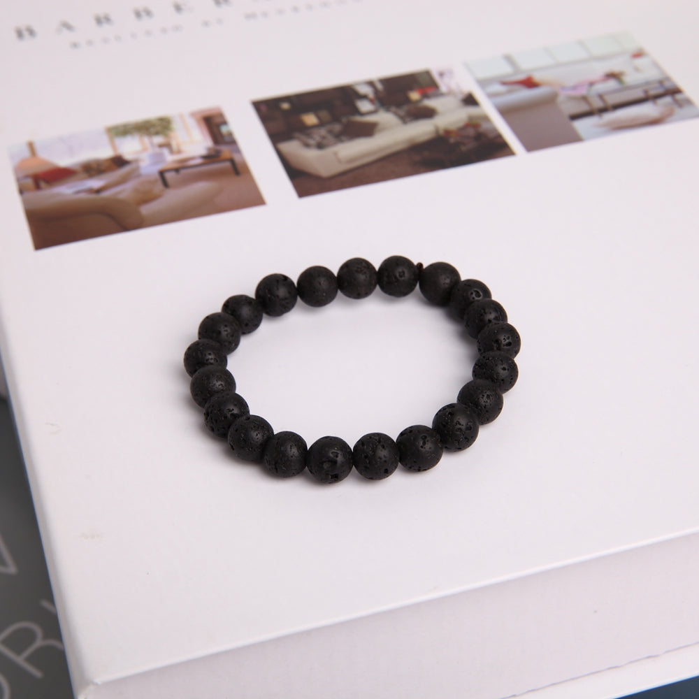 8mm Volcanic Crystal Protection Bracelet