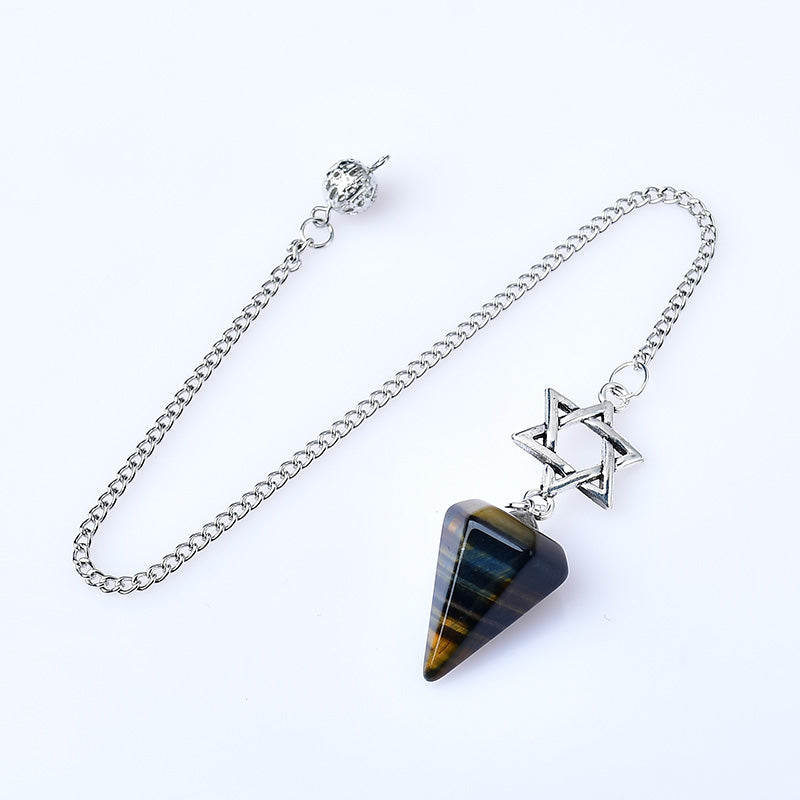 9-inch Crystal Pendulum Arrow Head Point for Healing