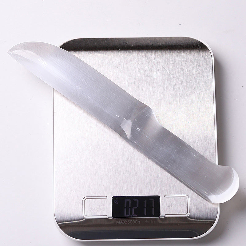 9-inch Selenite Dagger for Meditation & Spiritual Insight