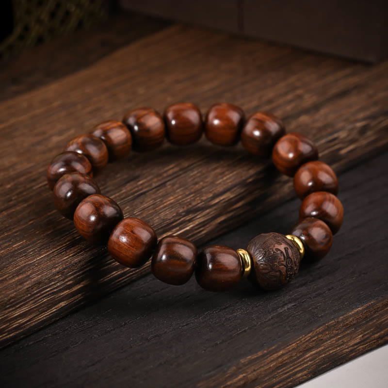 Men's Rosewood Compassion Bracelet with 11mm Beads