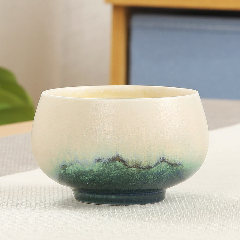 Creative Green Ceramic Kung Fu Tea Cup 140ml