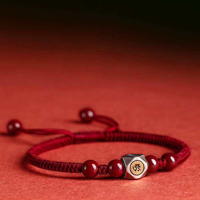 925 Sterling Silver Chinese Zodiac Natal Buddha Calm Bracelet