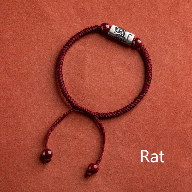 925 Sterling Silver Chinese Zodiac Protection Bracelet