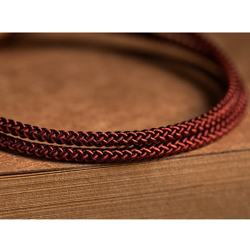 925 Sterling Silver Chinese Zodiac Protection Bracelet Red String