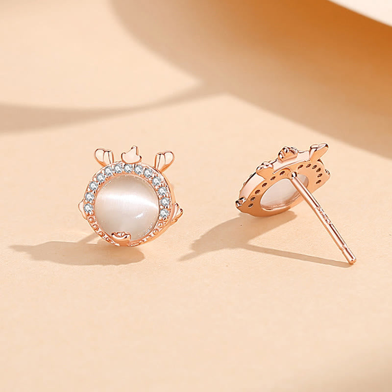 925 Sterling Silver Dragon Cat's Eye Protection Bracelet