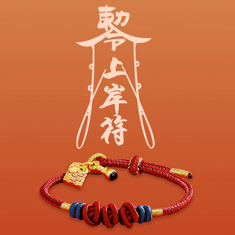 925 Sterling Silver Koi Fish Wealth & Success Bracelet