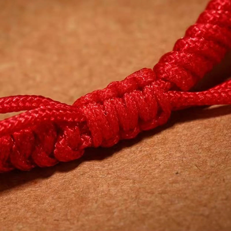 925 Sterling Silver Om Mani Padme Hum King Kong Knot Faith Bracelet