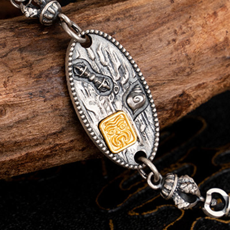 925 Sterling Silver Om Mani Padme Hum Necklace | Protection Chain