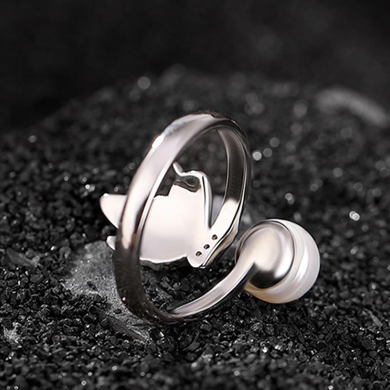 925 Sterling Silver Pearl Butterfly Healing Jewelry Set