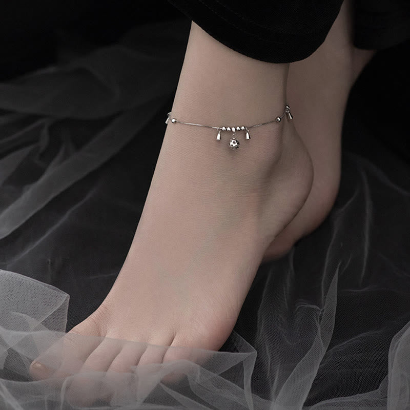 925 Sterling Silver Protection Bell Anklet