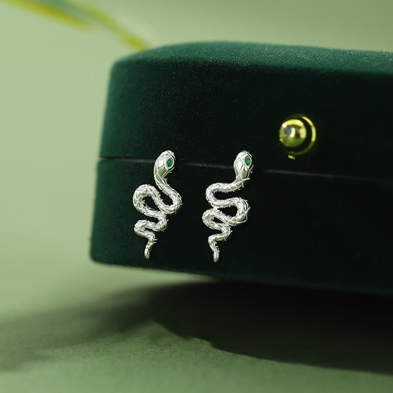 925 Sterling Silver Year of the Snake Jewelry Set for Calm & Balance