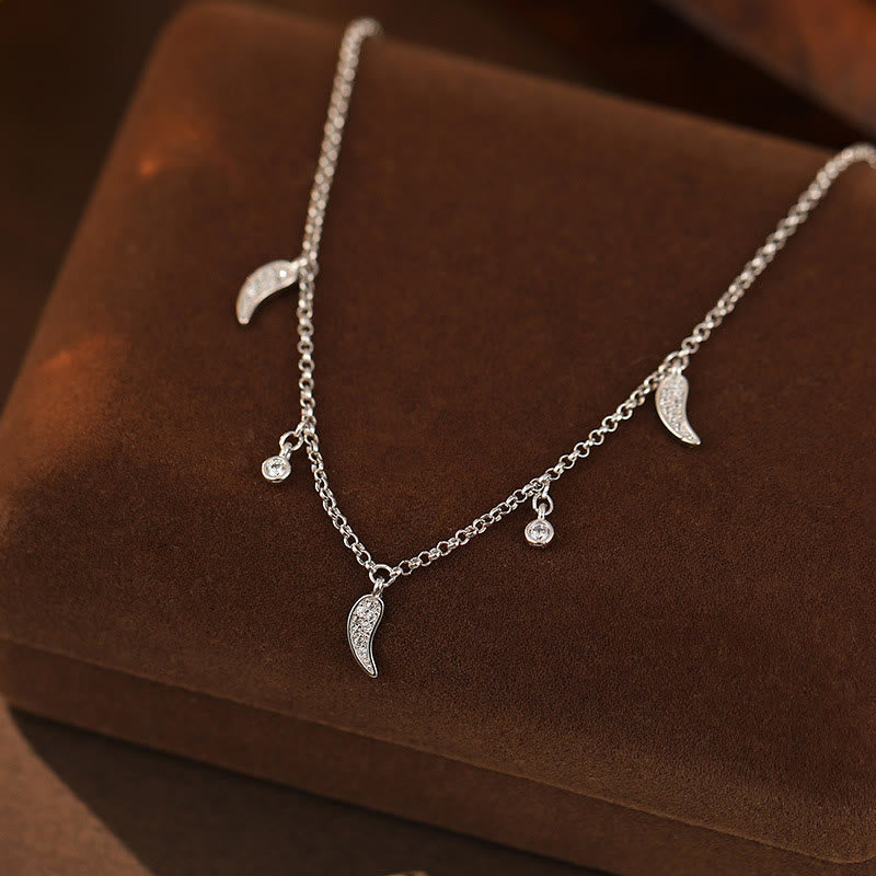 925 Sterling Silver Zircon Protection Spiritual Anklet Charm