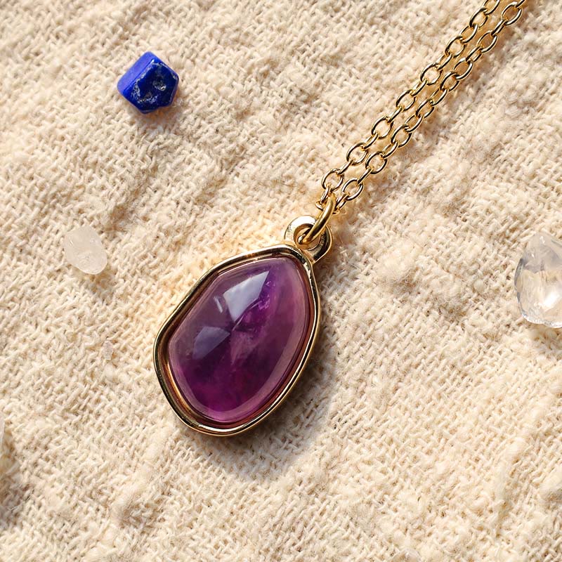 Natural Rose Quartz Necklace Pendant for Unconditional Love & Healing