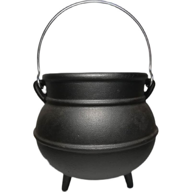 Cast Iron Triple Moon Cauldron for Meditation Rituals