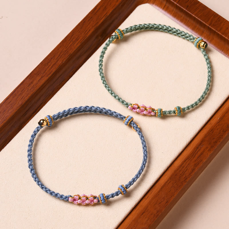 Handmade Red String Protection Bracelet for Renewal and Luck