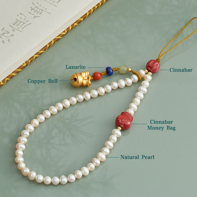 6mm Cinnabar Healing Phone Hanging Decoration