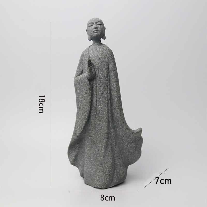 Meditation Buddha Statue in Sandstone for Serenity & Peace