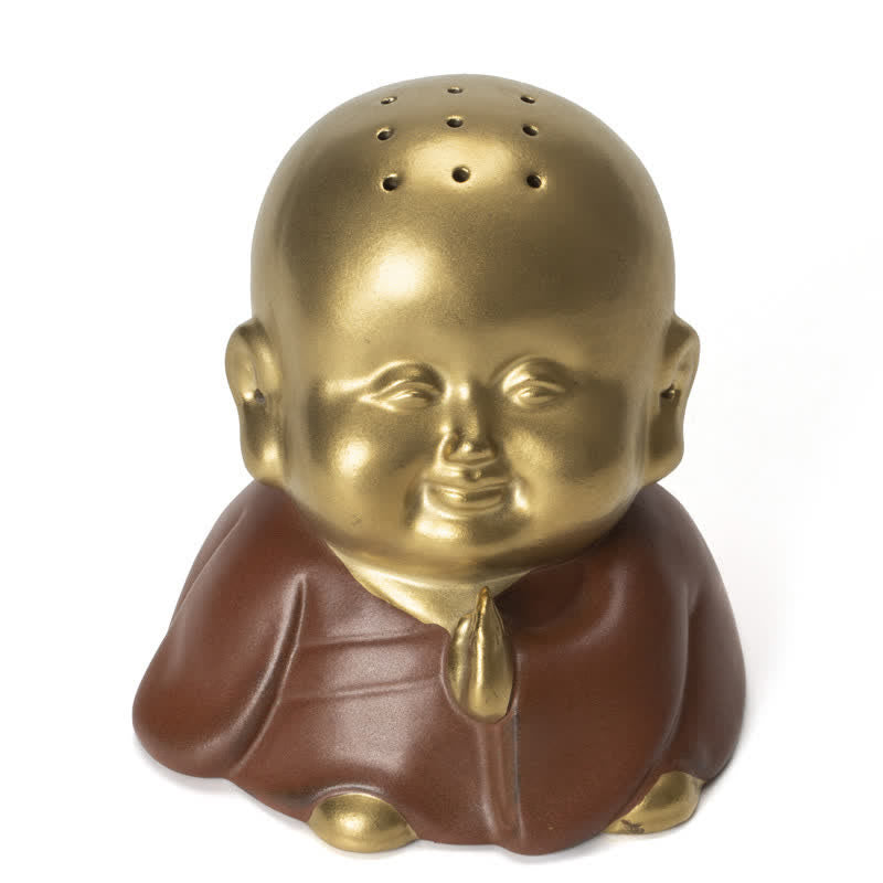 Little Buddha Ceramic Incense Burner for Healing & Meditation