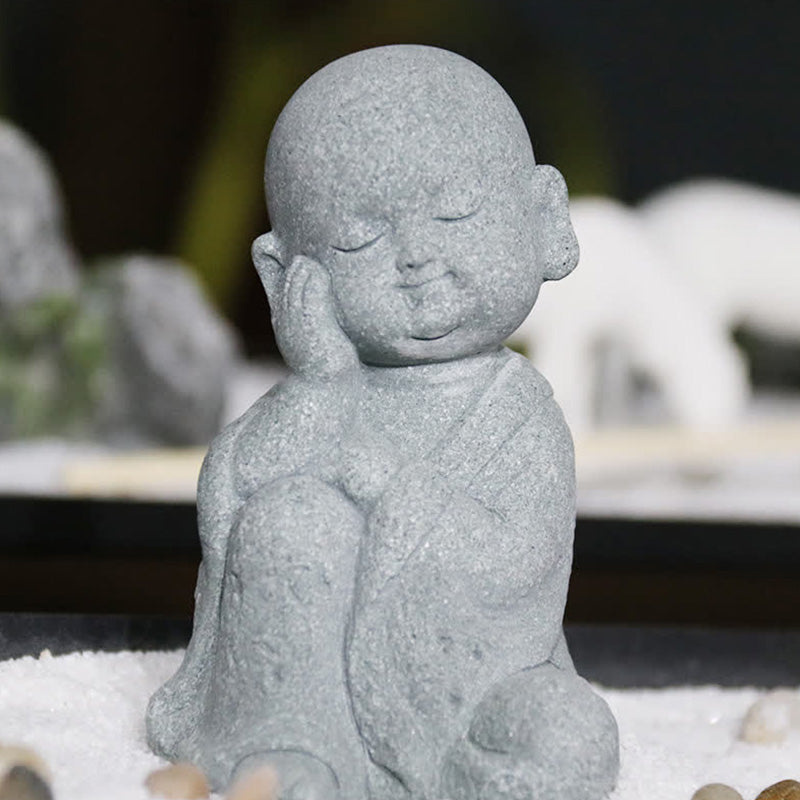 Sandstone Buddha Statue for Meditation and Compassion | Home Decor