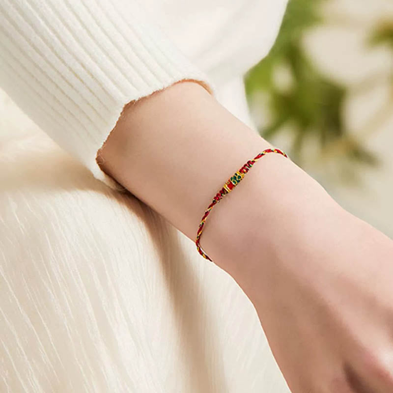 Handcrafted Koi Fish Wealth Prosperity Braided Bracelet