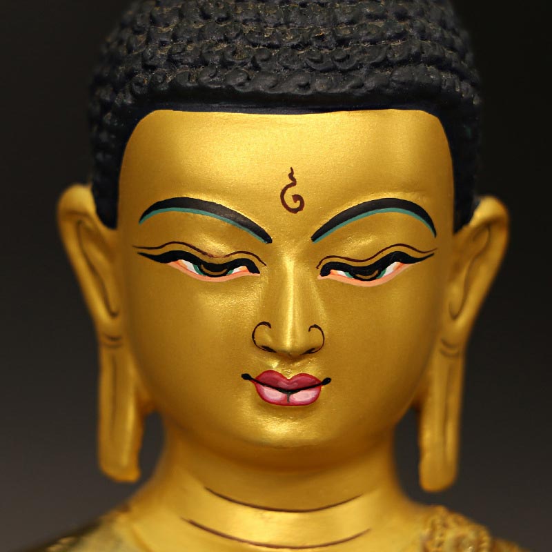 Copper Gold Plated Buddha Statue | Compassion & Serenity Decor