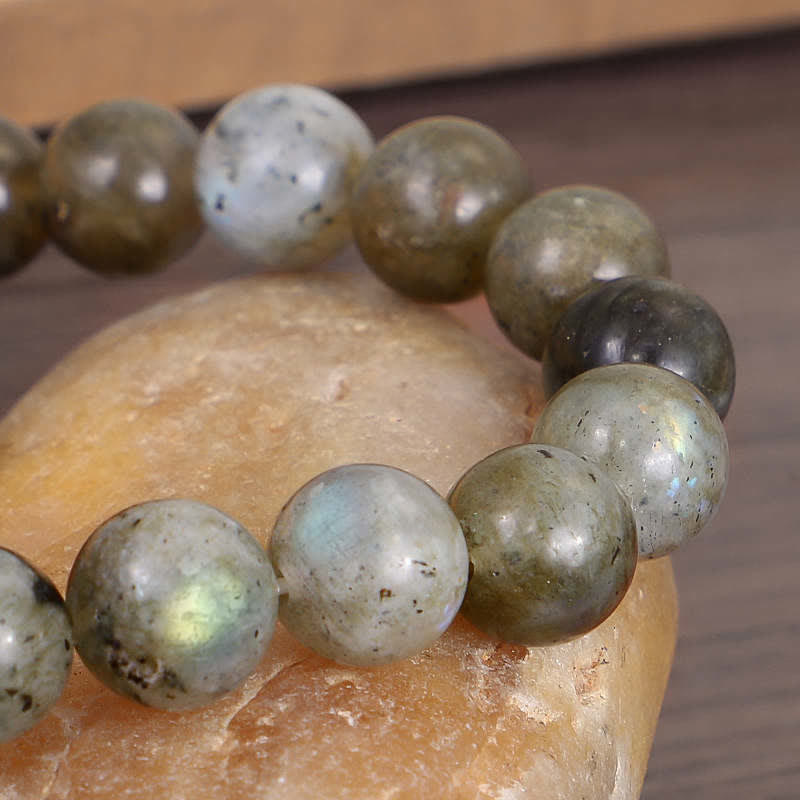 Natural Labradorite & Moonstone Healing Support Bracelet