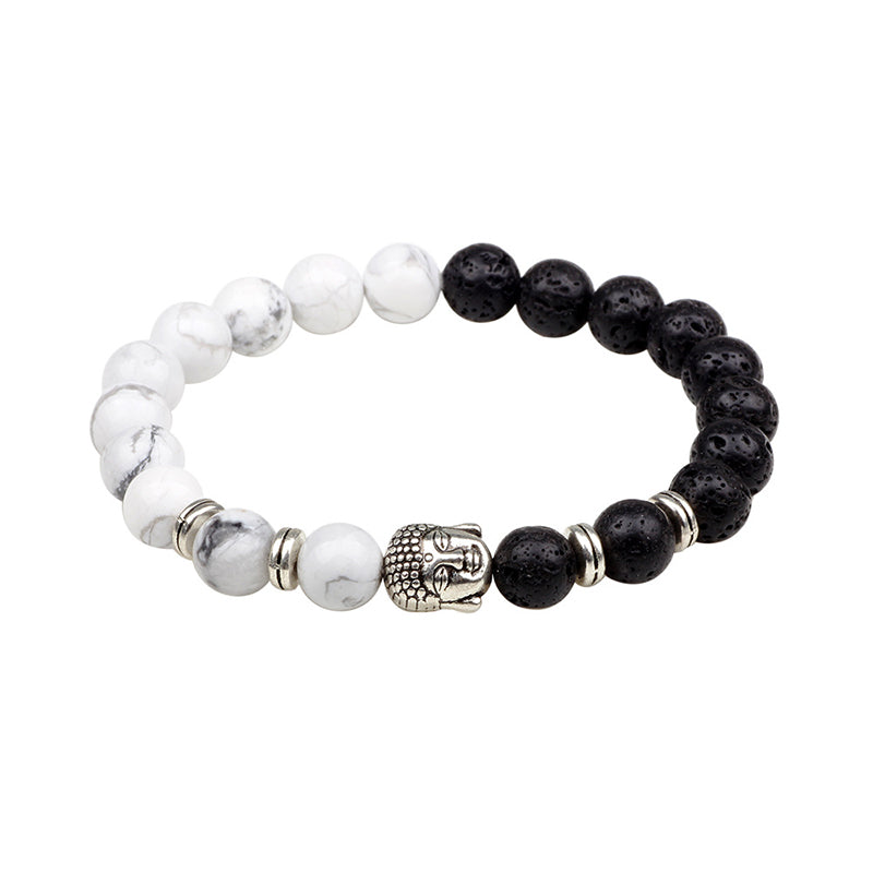8mm Black Onyx Bracelet for Protection & Fortune