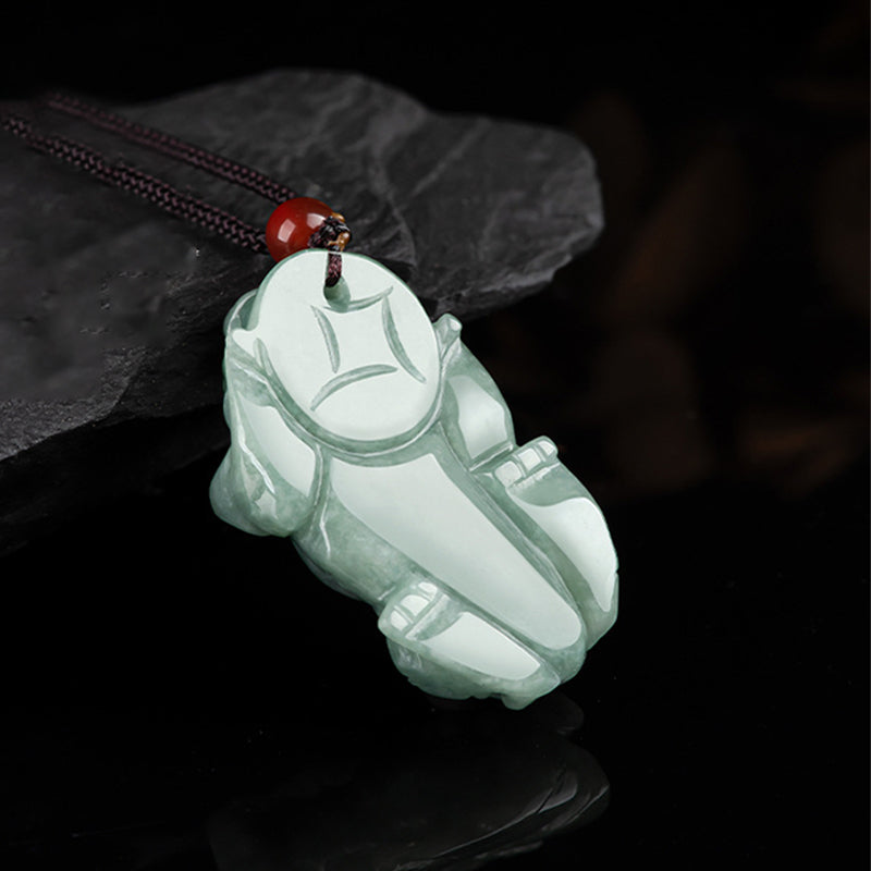 Jade PiXiu Wealth Luck Necklace | Prosperity Charm