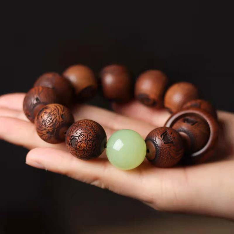 20mm Rosewood Tiger Protection Bracelet | Chinese Zodiac