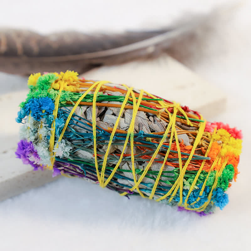 Red Rose Smudge Stick for Home Cleansing | Meditation Ritual